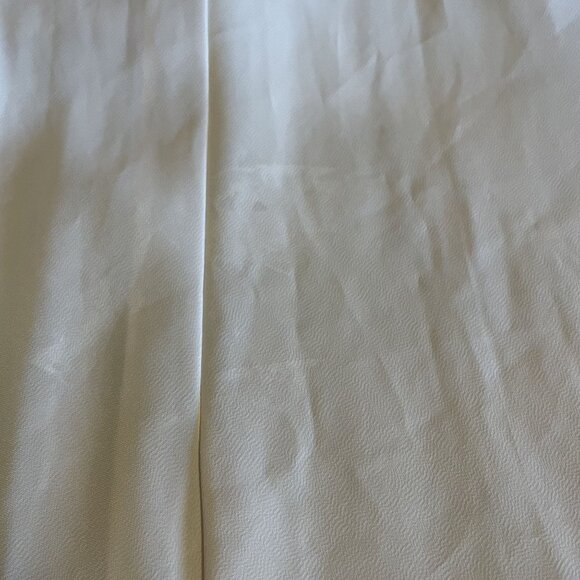 70s Vintage Barbizon Cream Nylon Scalloped Edge Adjustable Strap Slip Dress XS - Picture 7 of 7